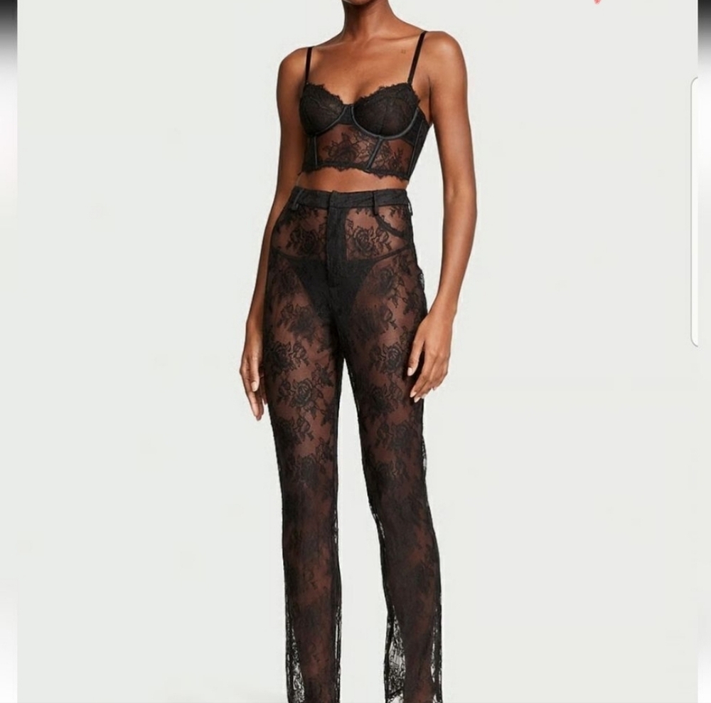 VICTORIA'S SECRETVS Archives Rose Lace Pants New with tags XS